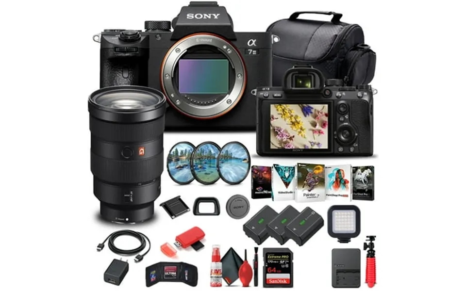 Sony Alpha A7 Iii Mirrorless Camera W Sony Fe 24-70mm Lens - Advanced Bundle