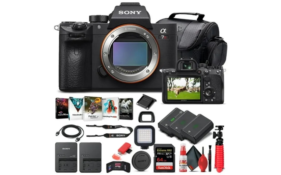 Sony Alpha A7r Iv Mirrorless Camera Body Only Ilce7rm4 B - New Includes 64gb Memory Card & Accessories Bundle