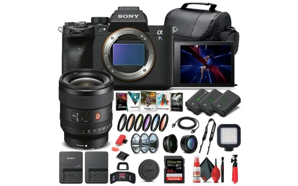 Sony Alpha A7s Iii Mirrorless Camera W Sony Fe 24mm Lens - Advanced Bundle
