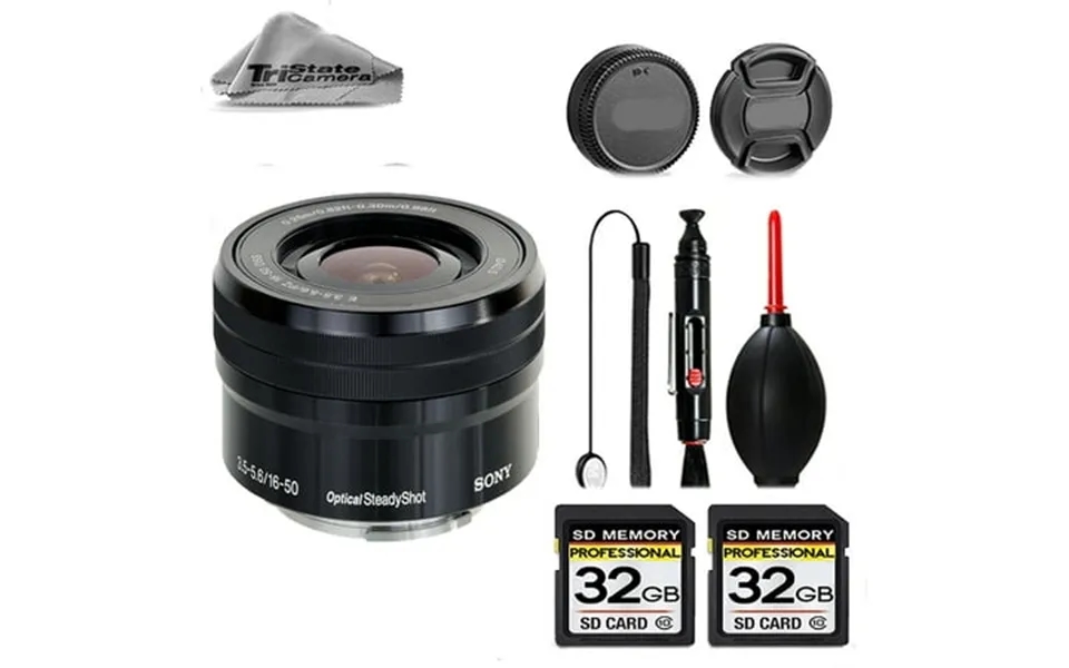 Sony E Pz 16-50mm F 3.5-5.6 Oss Lens 64gb Storage Bundle Kit