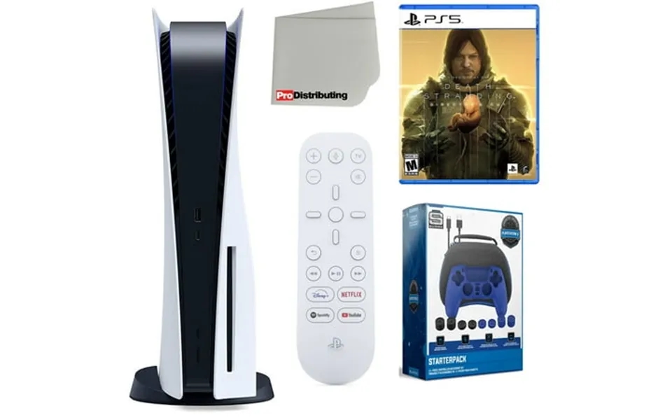 Sony Playstation 5 Disc Version Sony Ps5 Disc With Media Remote Death Stranding Director S Cut Accessory Starter Kit And