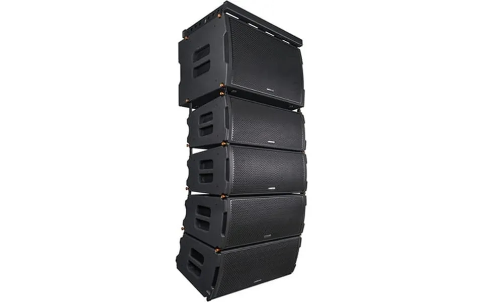 Sound Town Zethus Series Water-resistant Line Array Speaker System Subwoofer Black 85 Lb