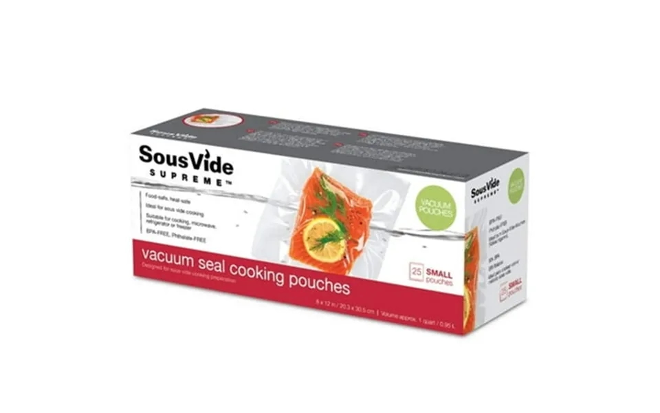 Sousvide Supreme Vacuum Seal Cooking Pouches Bags Small
