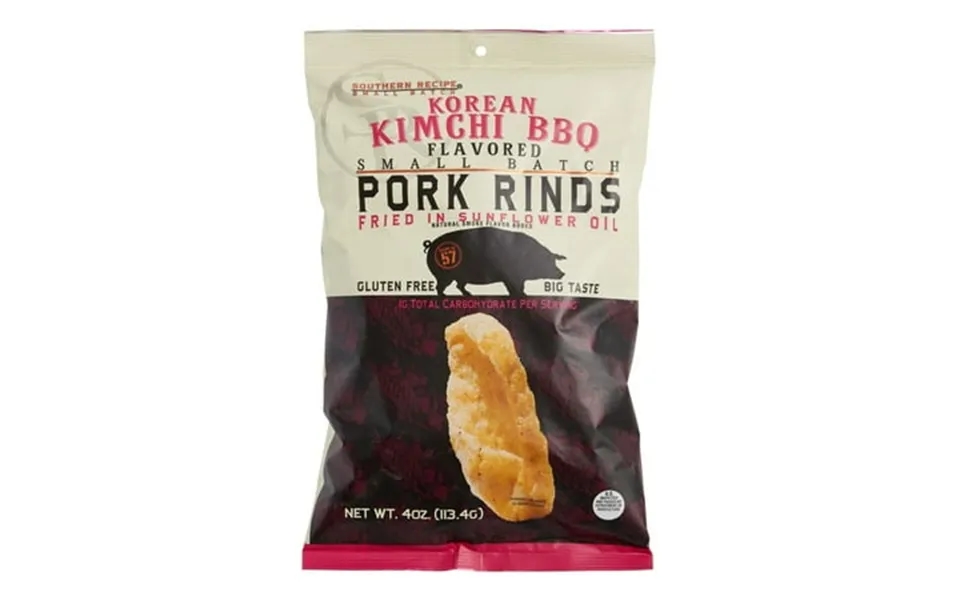 Southern Recipe Korean Kimchi Bbq Pork Rinds 4 Oz. 2 Ea Pack Of 4