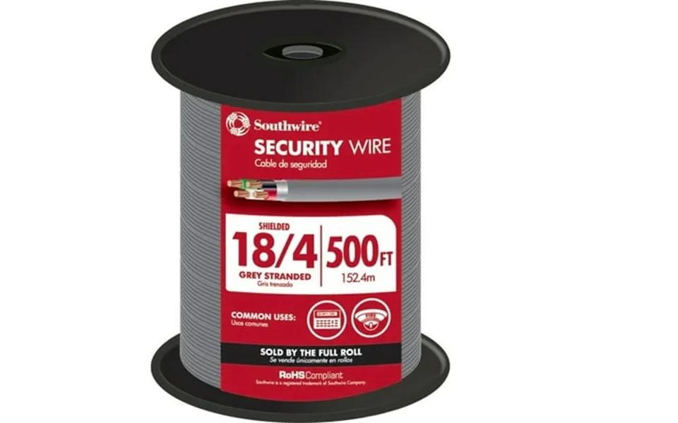 Southwire 500 Ft. 18 4 Gray Stranded Cu Cl3r Shiel