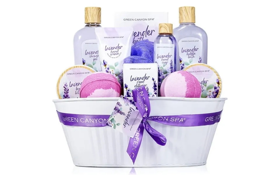 Spa Gift Baskets For Women 12pcs Lavender Relaxing Bath Sets - Luxury Mothers Day Gifts For Mom
