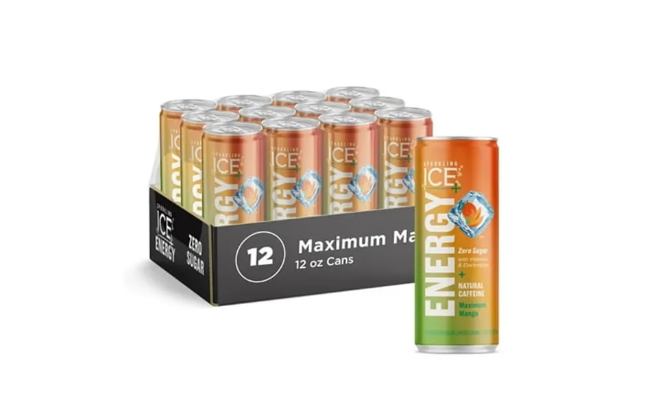 Sparkling Ice Energy Maximum Mango 12 12oz Can