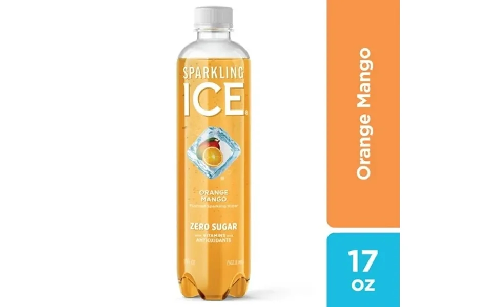 Sparkling Ice Naturally Flavored Sparkling Water Orange Mango 17 Fl Oz Plastic Bottle Pack Of 4