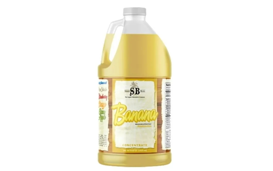 Specialty Blends Premium Cocktail Drink Mixer - Concentrated Banana Syrup 1 2 Gallon