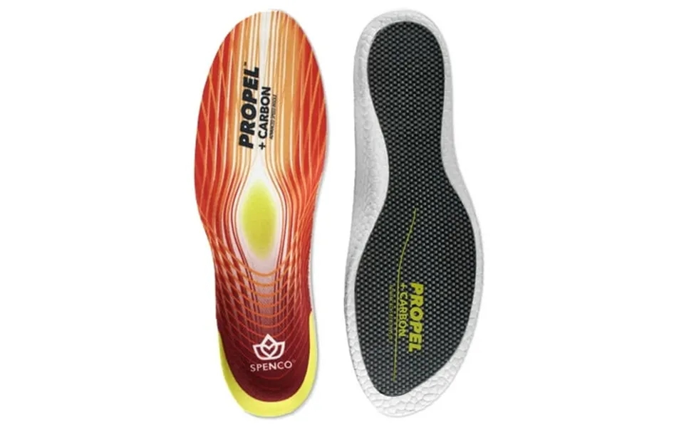Spenco Propel Carbon Performance Insoles Women S 5-6.5 Men S 4-5