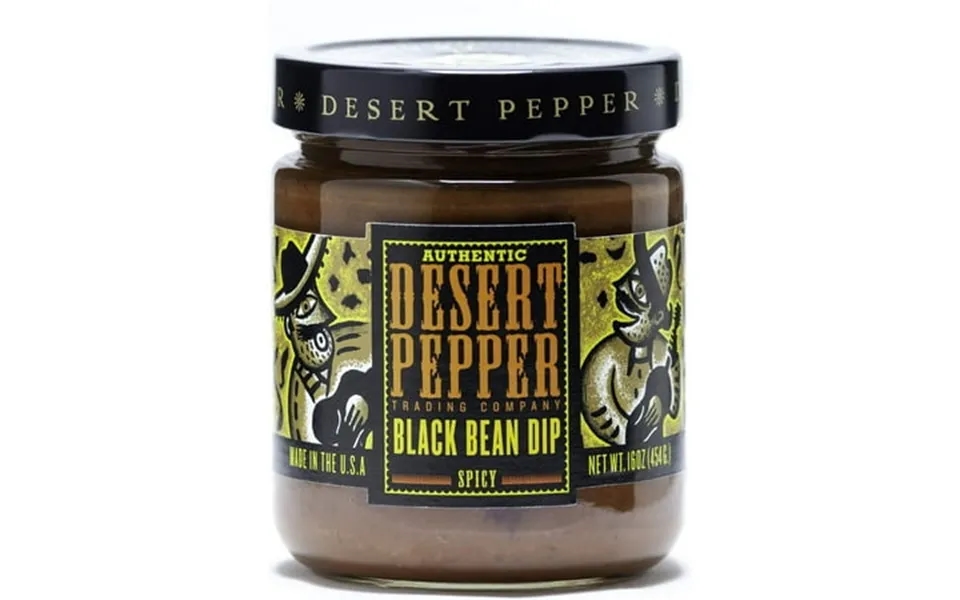 Spicy Black Bean Dip With Black Beans Jalapeno Peppers And Fresh Vegetables Gluten-free Low Carb Snack 16 Oz 6-pack