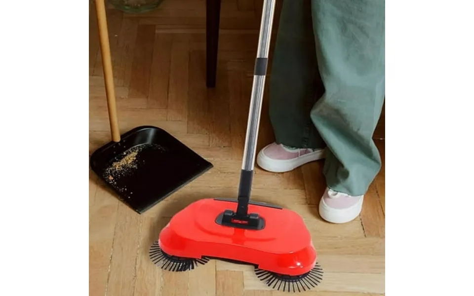 Spin Hand Push Sweeper Broom Household Floor Cleaning Mop Without Electricity