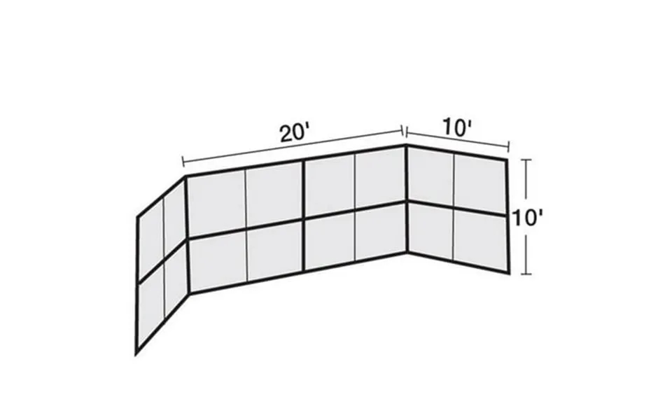 Sport Supply Group 20 Chin Link Backstop 20 Feet