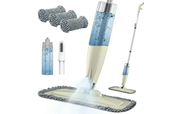 Spray Mops For Floor Cleaning Dust Dry & Wet Mop With 650 Ml Refillable Bottle Floor Mop With 3 Reusable Washable Pads C product image