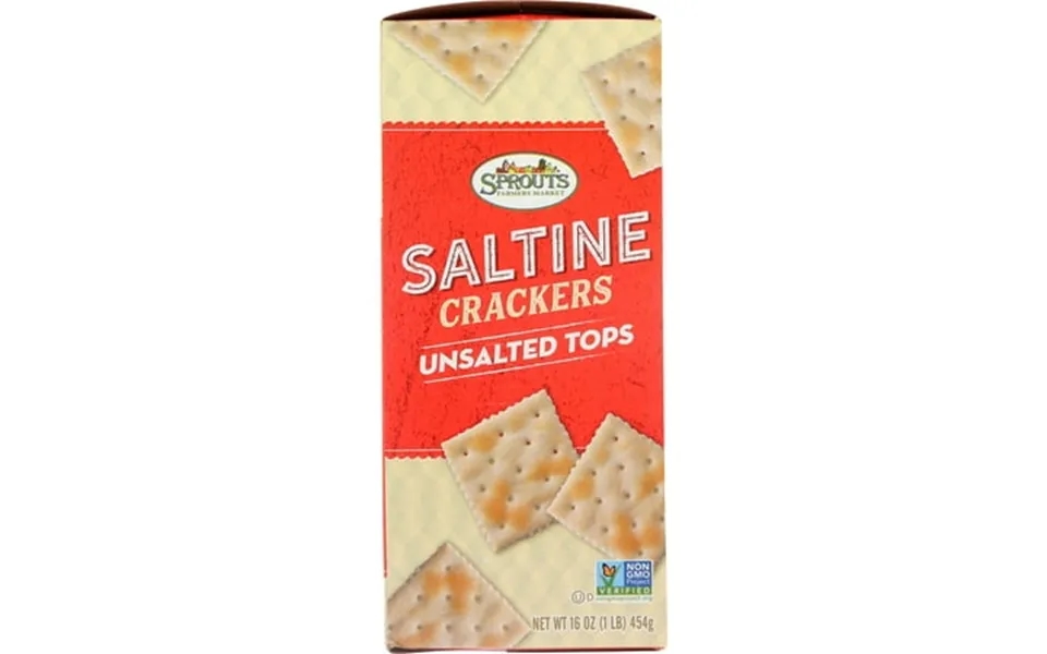 Sprouts Unsalted Saltine Crackers 12 Pack 16 Oz