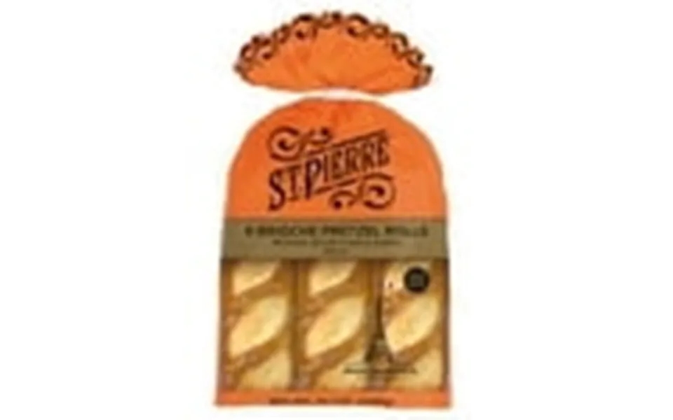St. Pierre Brioche Pretzel Rolls Regular 6 Count 14.1 Oz Pack Of 2