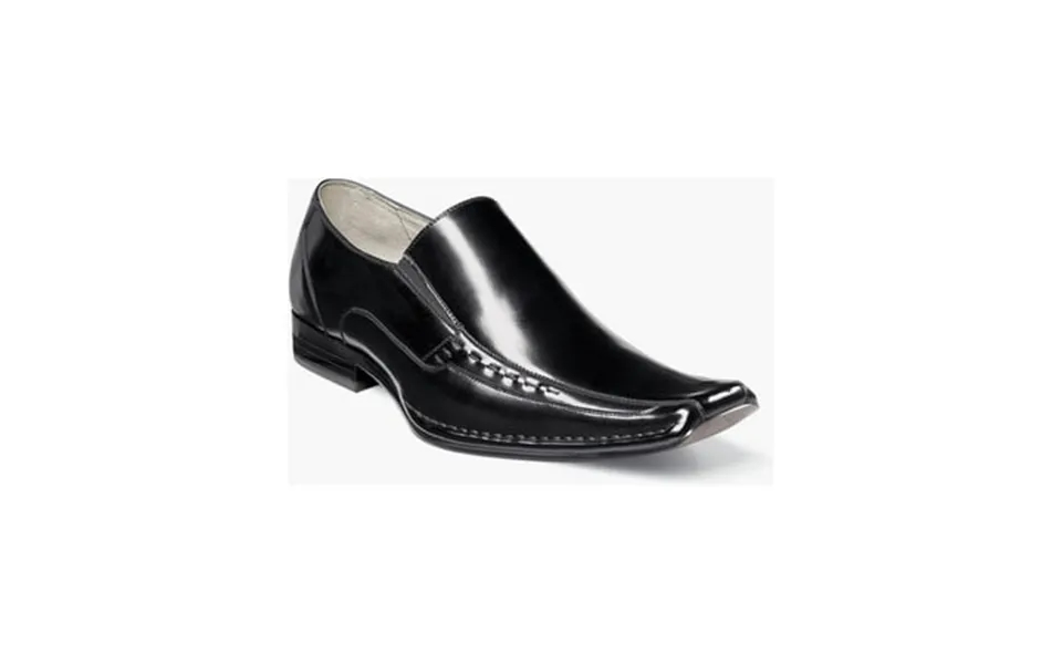 Stacy Adams Templin Bike Toe Loafer Shoes Black 24507-001