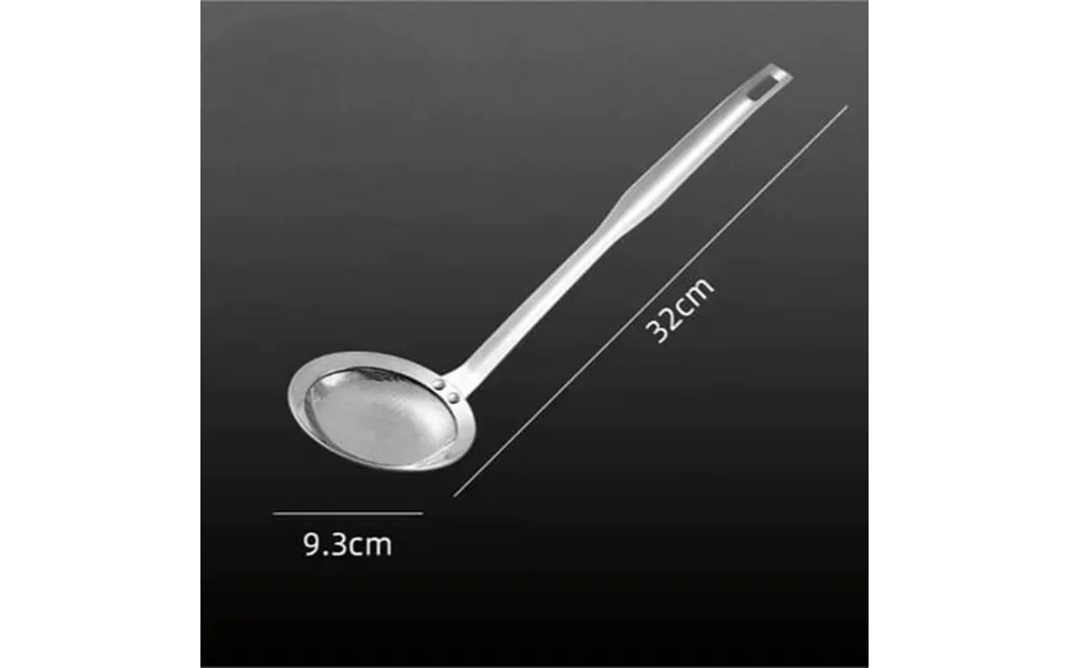 Stainless Steel Fat Skimmer Spoon Extra-large & Long Handle Fine Mesh Strainer For Cooking Frying Oil Foam & Grease Remo