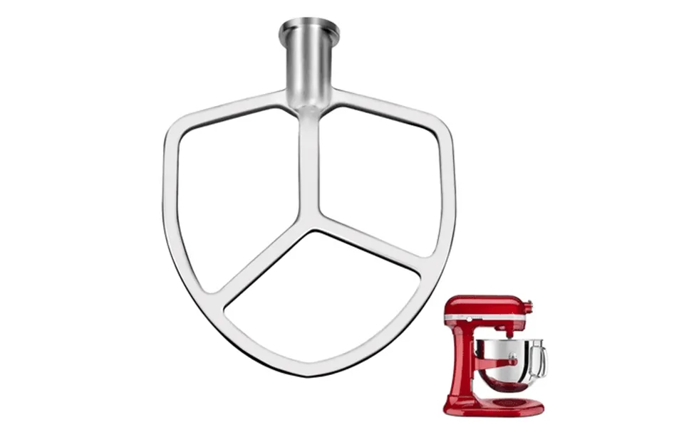 Stainless Steel Flat Beater Compatible With Kitchenaid 6 Quart Bowl-lift Stand Mixers