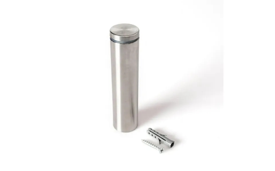 Stainless Steel Standoff 1 Inch Diameter X 4 Inch Barrel Length Brushed Finish For Pvc Glass And Acrylic Sign Stand Off
