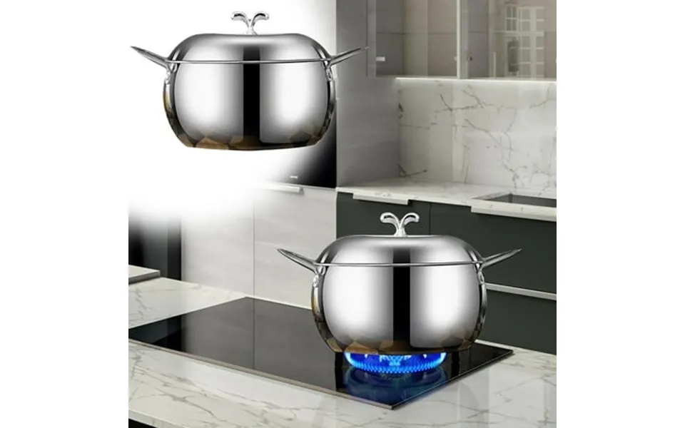 Stainless Steel Stock Pot 8 Quart Heavy Bottom Soup Pot With Lid Induction Ready Cooking Pot For Stewing Boiling And Pas