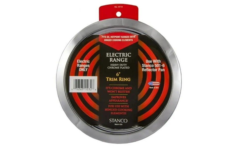 Stanco Metal Prod Gt-6 Chrome Trim Ring - 6 In.