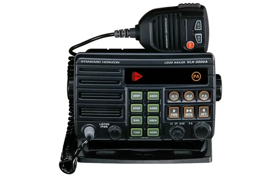 Standard Horizon Vlh3000a Loudhailer Vlh-3000a 30w 2 Intercoms