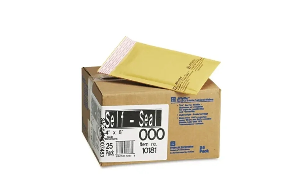 Staples 4 W X 8 L Peel & Seal Bubble Mailer 0 25 Carton 51572 Tr56655