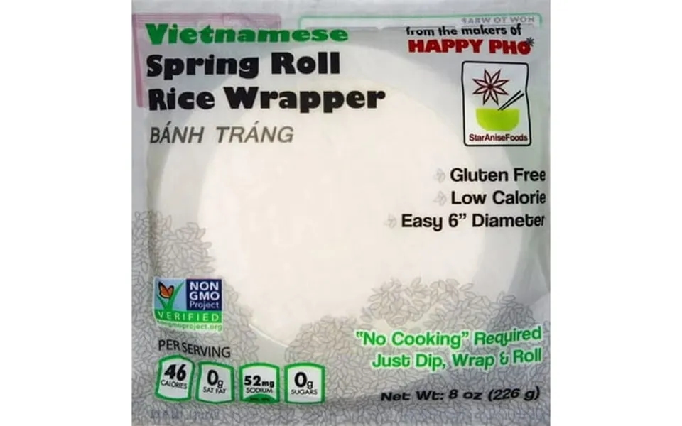 Star Anise Foods - Non Gmo Gluten Free Vietnamese Rice Spring Roll Wrapper