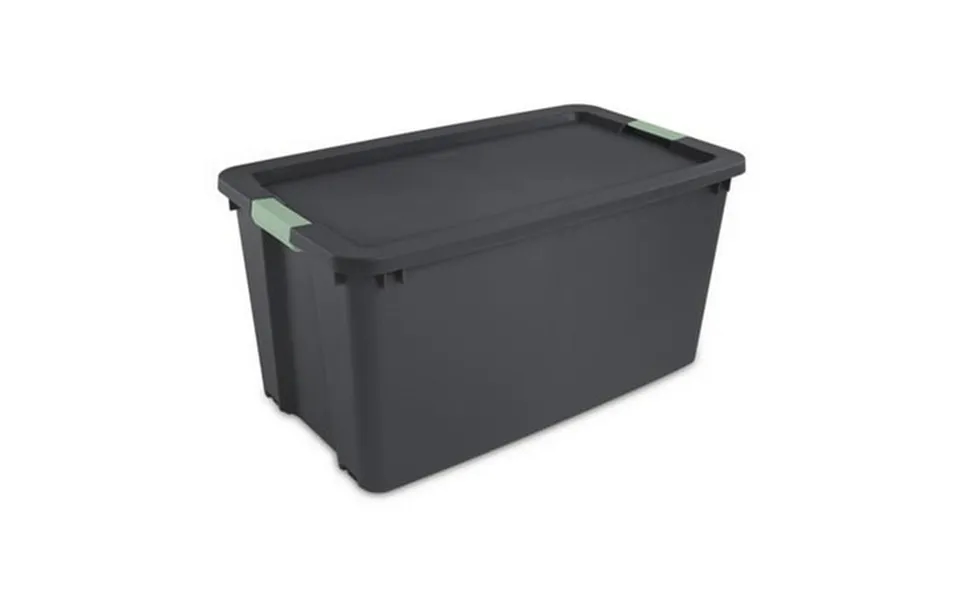 Sterilite 12 Pack 45 Gal Wheeled Latch Tote Stackable Plastic Storage Bin