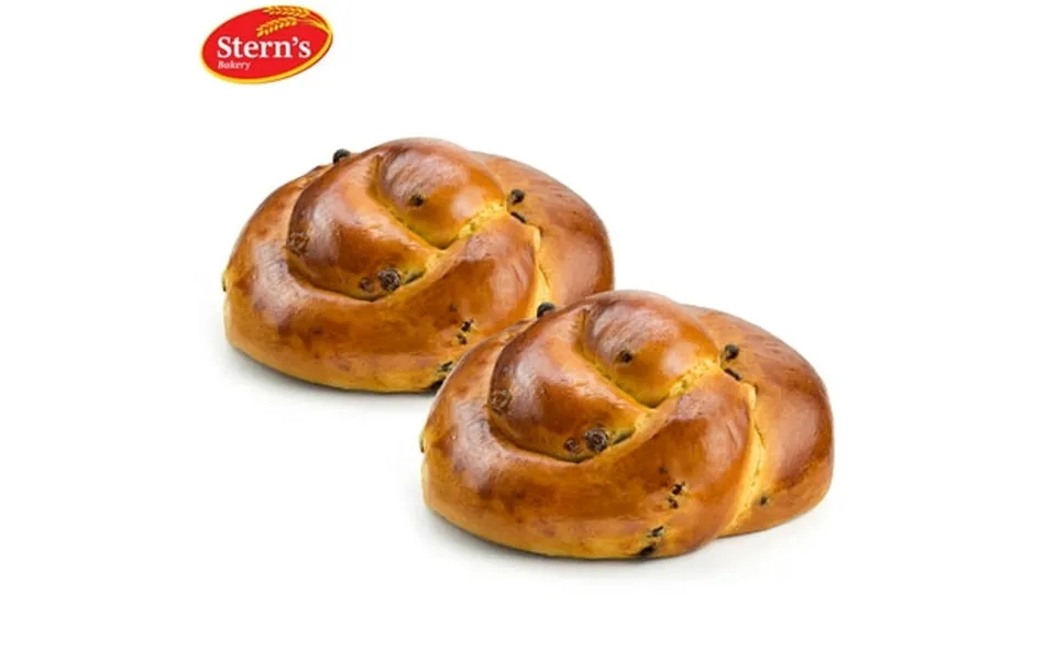 Stern S Bakery Kosher 16 Oz Round Raisin Challah Bread- 2 Pack Traditional Braided Raisin Challah Rosh Hashanah Gift Bas