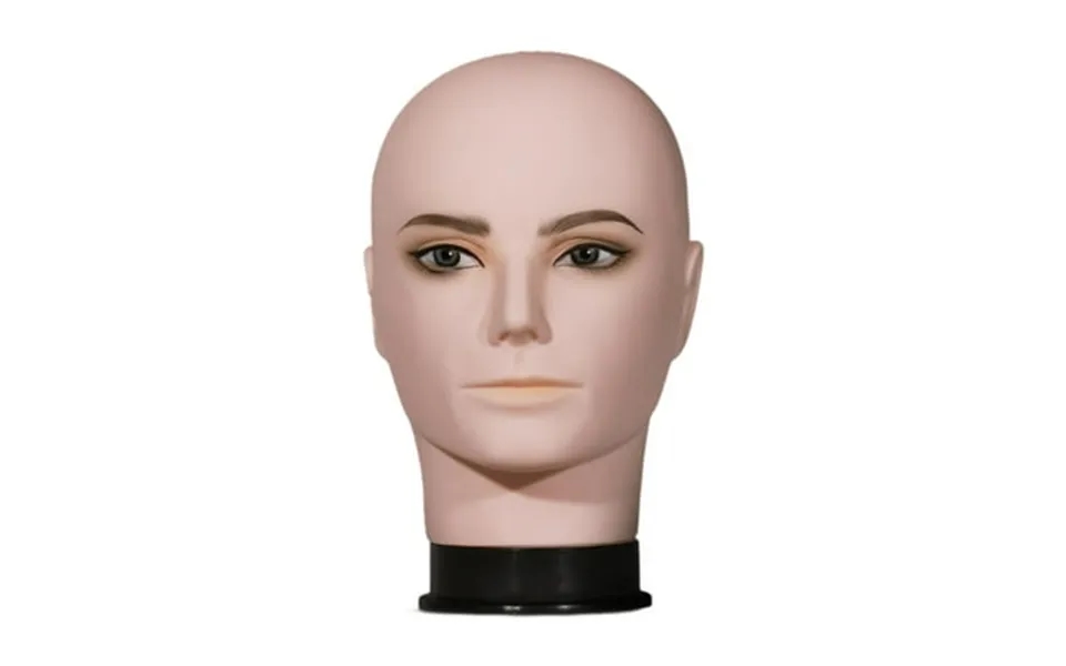 Stgfyxgs Male Bald Mannequin Head Manikin Head Professional Smooth Stable Base Hat Display Rack Holder For Making Stylin