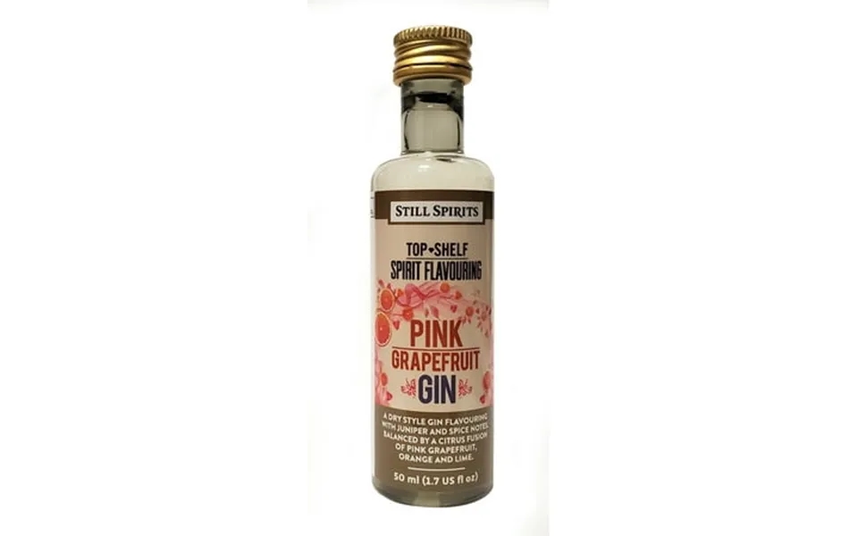 Still Spirits Top Shelf Pink Grapefruit Gin Flavoring Does Not Contain Alcohol