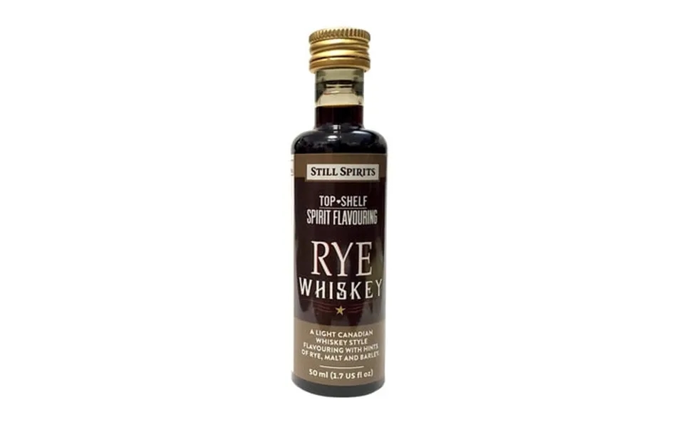 Still Spirits Top Shelf Rye Whiskey Flavoring Does Not Contain Alcohol