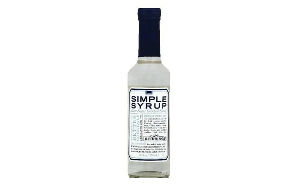 Stirrings Simple Syrup Cane Sugar Cocktail Syrup 12 Oz Pack Of 6