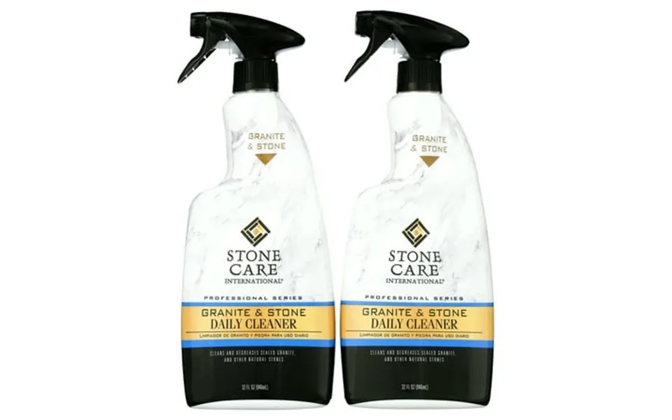 Stone Care International Granite Cleaner - 32 Fluid Ounces 2 Pack Granite Marble Quartz Tile Travertine Limestone Slate