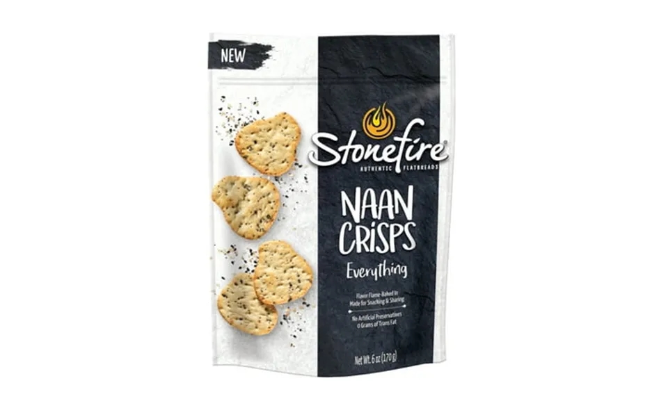 Stonefire Everything Naan Crisps 6 Oz 1 Count