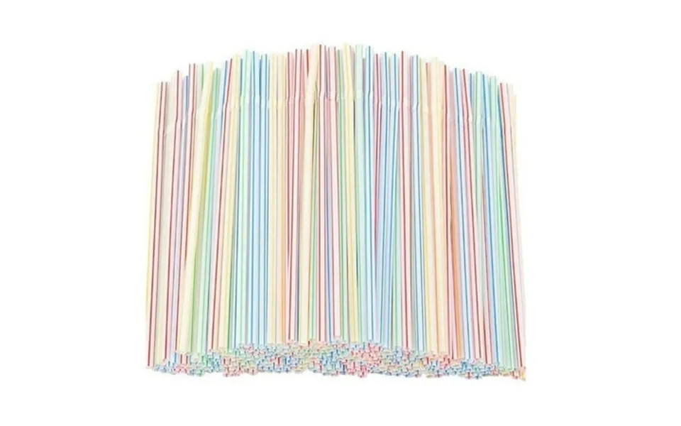 Straws Disposable 2000pcs Color Disposable Plastic Straws Bent Diy Straws Milk Tea Drink Straws
