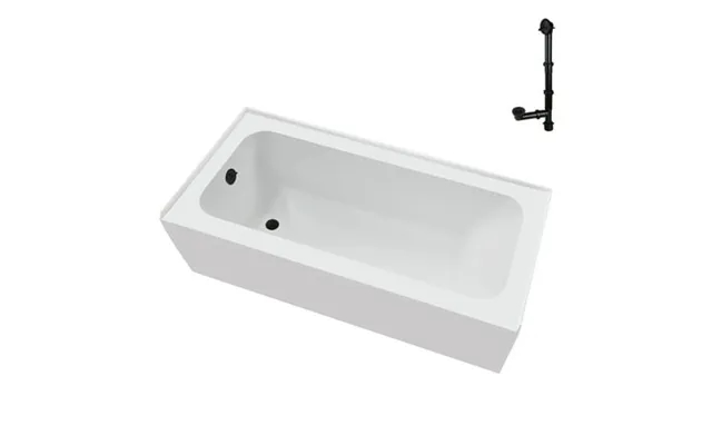 Streamline Nal-5680-orb 66 In. X 32 In. Acrylic Left-hand Drain Alcove Bathtub In Glossy White With External Drain In Ma product image
