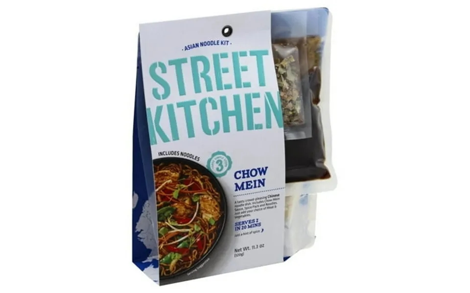 Street Kitchen Chinese Chow Mein Noodle Kit 11.3 Oz. Shelf Stable