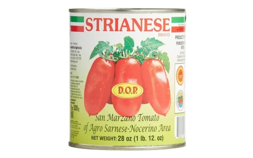 Strianese San Marzano Whole Stewed Tomatoes 28 Oz. Pack Of 3
