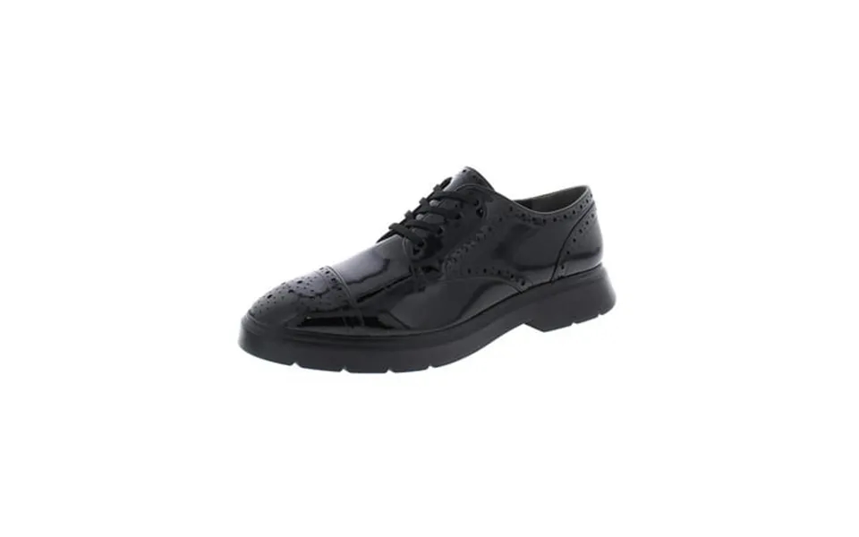 Stuart Weitzman Womens Darra Patent Leather Oxfords Black 8.5 Medium B M