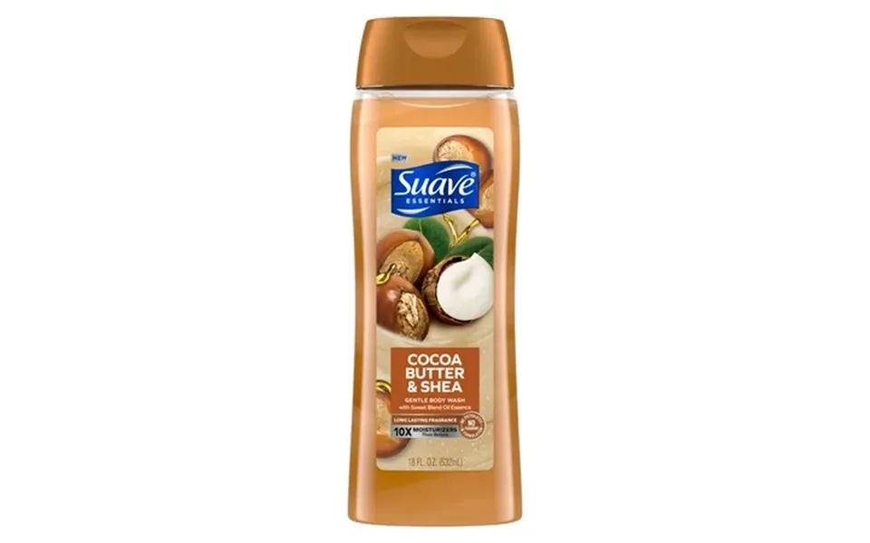 Suave Essentials Body Wash Creamy Cocoa Butter And Shea 18 Oz