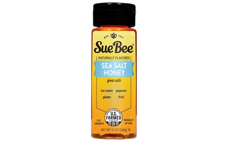 Sue Bee Sea Salt Honey 12 Oz Bottle
