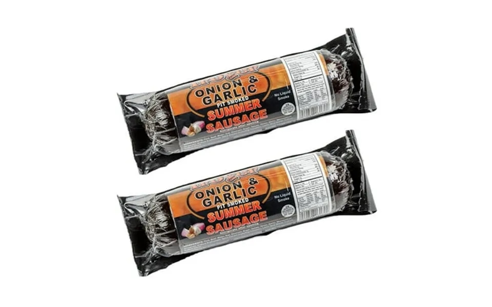 Summer Sausage Onion Garlic From Amish Country Slice And Enjoy Pack Of 2