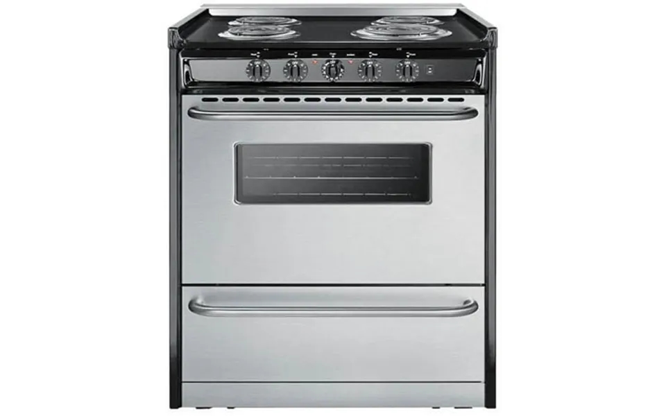 Summit Professional 30-inch 4-burner Slide-in Electric Range