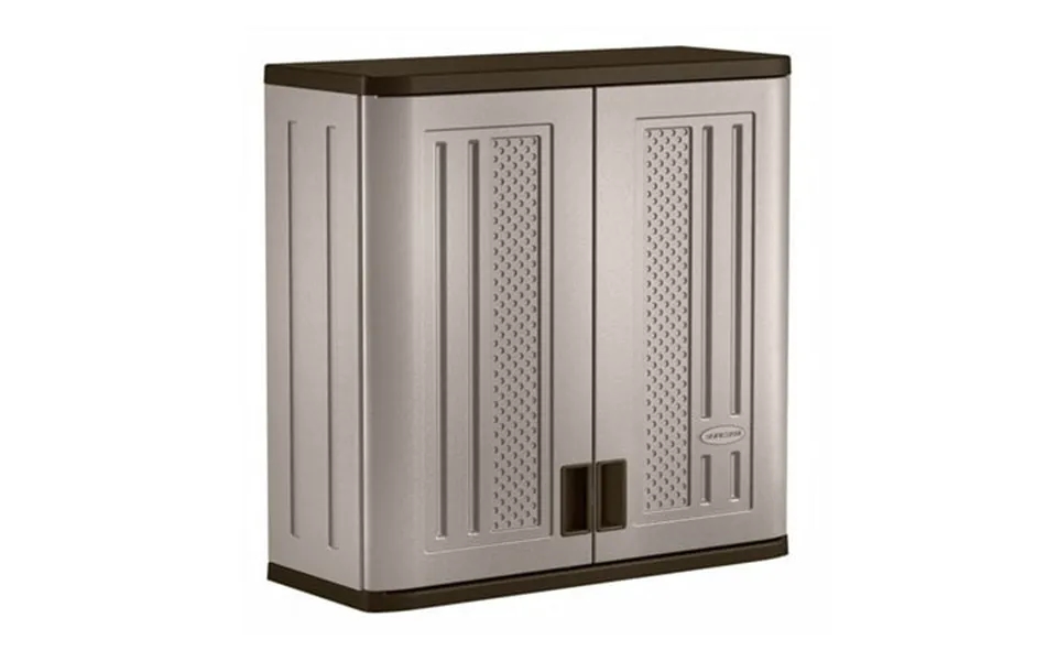 Suncast 4 Cubic Feet Resin Single Shelf Garage Wall Storage Cabinet 12 Pack