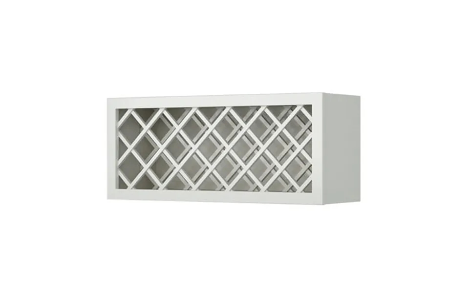 Sunny Wood Slw3615wr Sanibel 36 X 15 Wine Bottle Rack Wall Cabinet - White