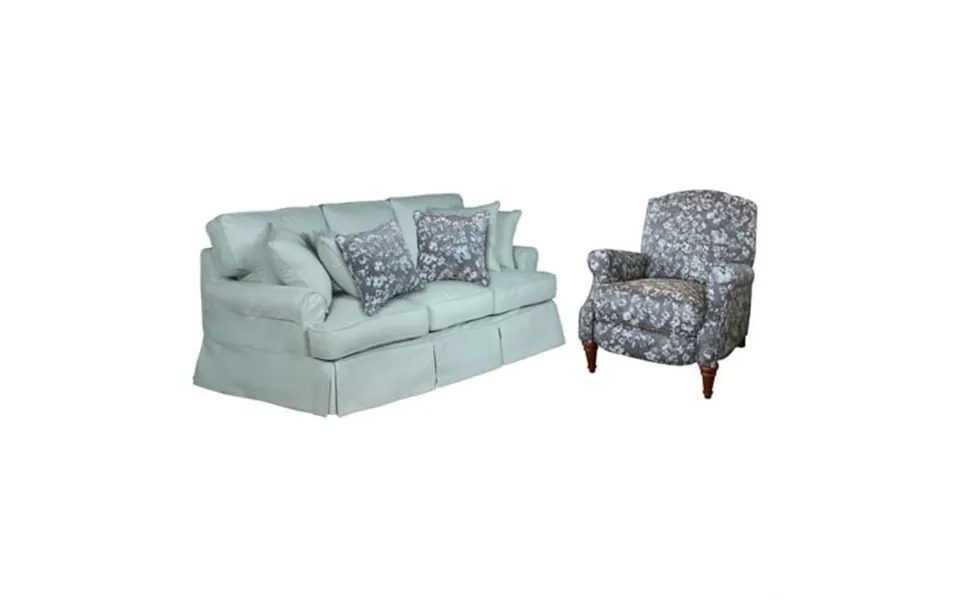 Sunset Trading Horizon 2-piece Fabric Living Room Set In Ocean Blue