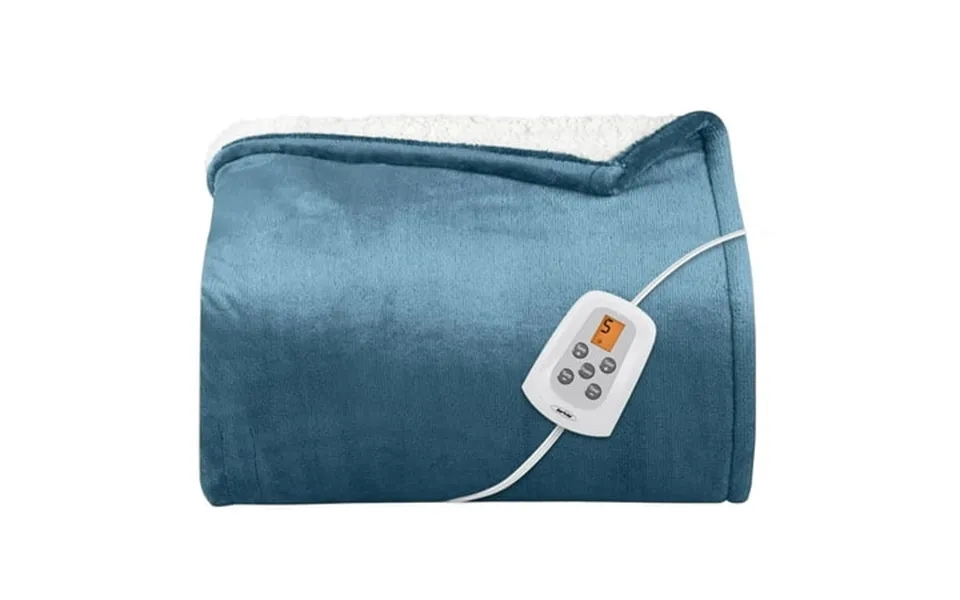 Sunvivi Electric Heated Blanket 84 X 62 Twin Size Electric Blanket With 10 Heating Levels And 12 Hours Auto-off Soft Fla